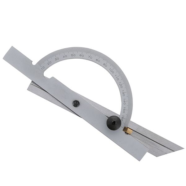 Freeshipping 100*150mm Adjustable Angle Protractor Stainless Steel Angle Gauge Tools Caliper Measuring Tools