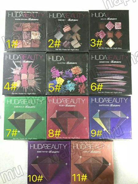 

beauty makeup obsessions eye shadow palette 9 color pallets 11 style z amethyst ruby emerald sapphire eyeshadow