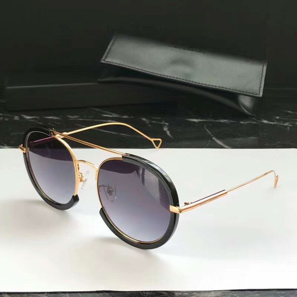 

sl m20 round sunglasses gold black grey lenes sonnenbrille fashion sunglasses gafa de sol out glasses new with box, White;black