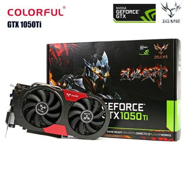 

colorful nvidia geforce gtx 1050ti 1050 ti gpu 4gb gddr5 128bit gaming video graphics cards for deskcomputer than 960 750ti