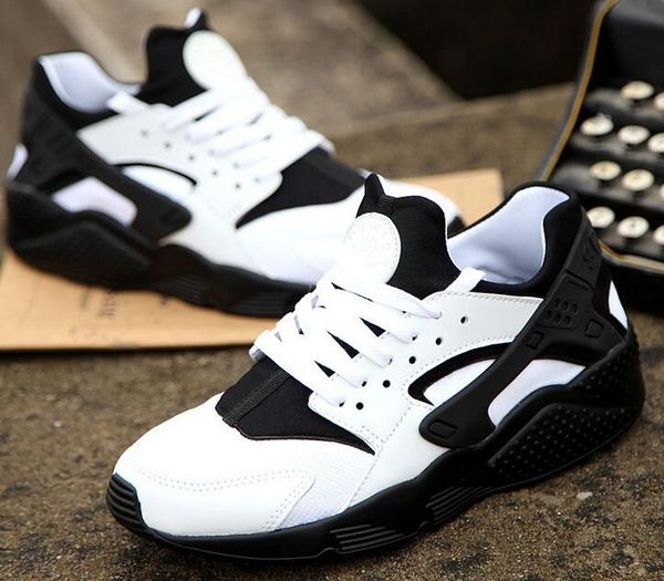 

new air huarache men women sneaker sneakers breathable casual shoe huaraches size 36-46 ing, Black