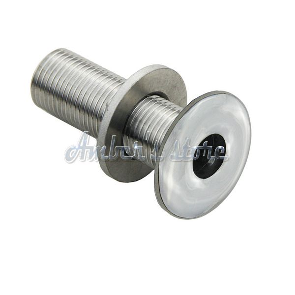 

hru hull fitting for 1/2" hose marine boat hardware stainless steel