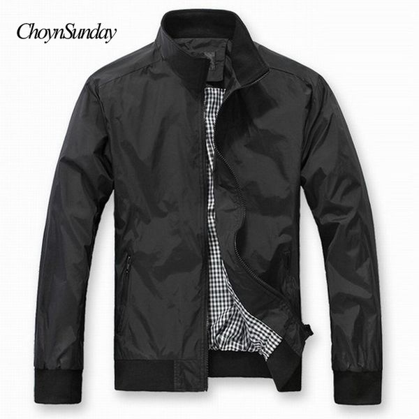 

fashion male coats men's 2018 new spring business casual clothes summer thin windbreaker mens black bomber jackets trench coat, Black;brown