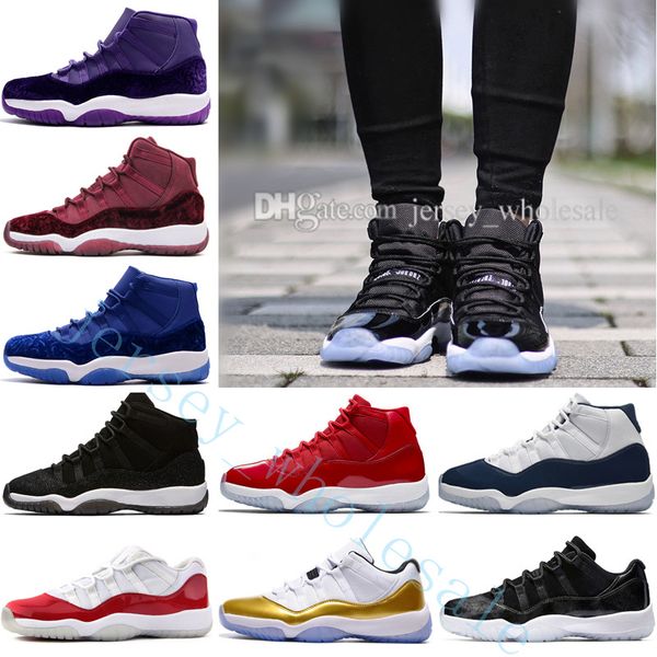 

2018 men basketball shoes 11 gym red midnight navy shoes 11s space jam 45 chicago win like 82 96 concord 72-10 high athletic sport sneakers