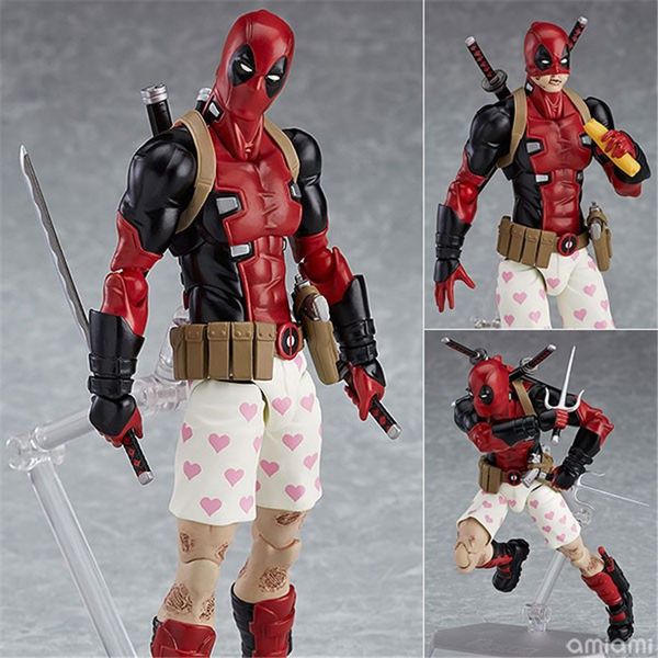 

figma deadpool actie figuur ex-042 dx ver maxfactoryxmasak apsy pvc collectible model speelgoed 14.5 cm