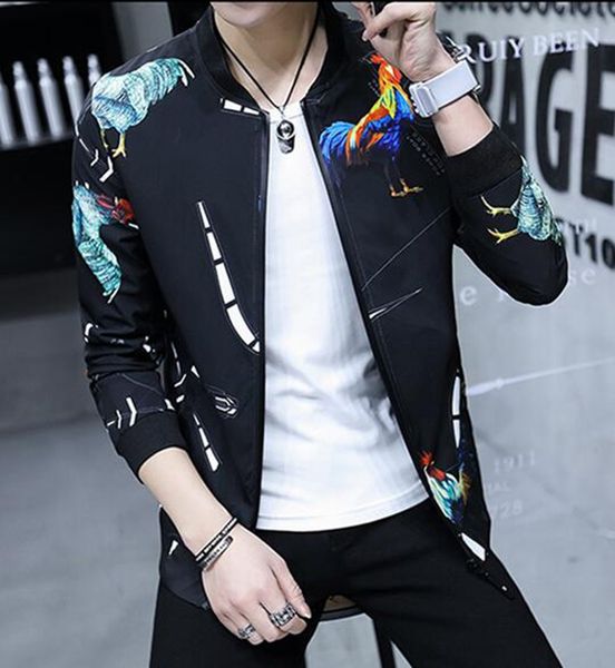 

men in the spring and autumn europe and the united states the new boutique han edition leisure fashion show thin jacket / m - 3 xl, Black;brown