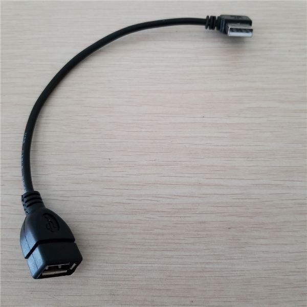 

10pcs right angle direction 90 degree usb 2.0 a male to female extension data sync power charge cable cord 20cm