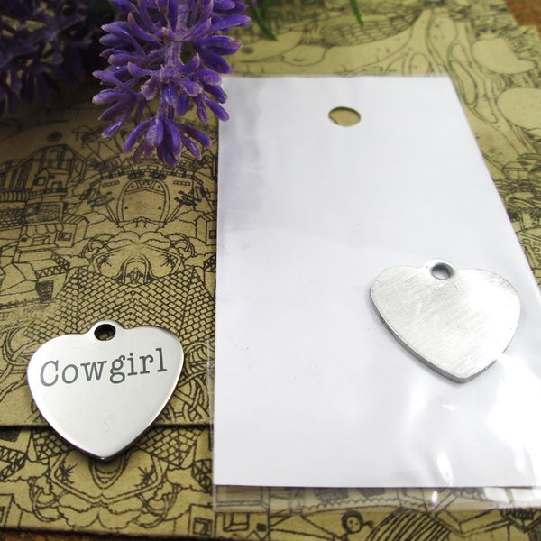 

40pcs--"cowgirl"stainless steel charms more style for choosing diy charms pendants for necklace, Bronze;silver