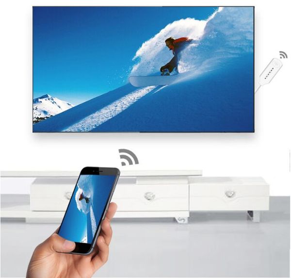 

wifi wireless mirascreen video converter, wireless hdmi dongle to 1080p hdtv media display adapter for iphone samsung android ios phone
