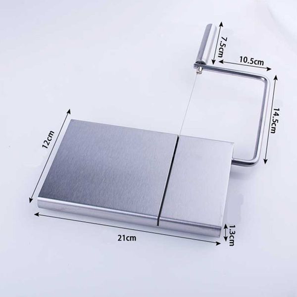 

school pen kitchen accessories wire cutting cheese slicer cutter board butter cutter stainless steel cheese knife baking kitchen tool