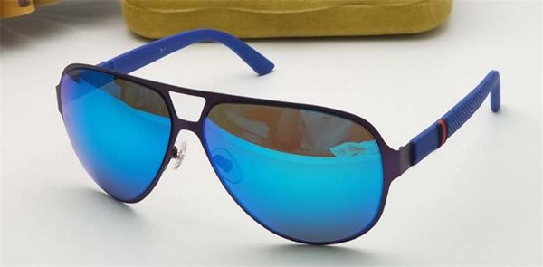 

new fashion men brand designer sunglasses wrap sunglass pilot frame coating mirror lens carbon fiber legs summer style g2252, White;black