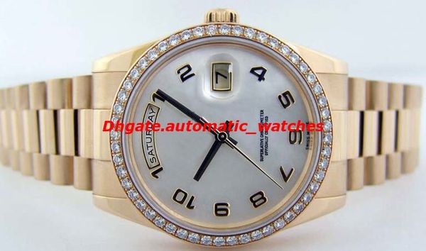

Luxury Watches Stainless Steel Bracelet Gold Mother of Pearl Diamond Bezel 118348 - WATCH CHEST 39mm Mechanical Automatic Men's Wristwatch