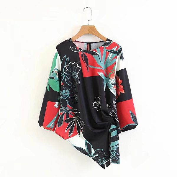 

xl36-1176 european and american fashion irregularities, White