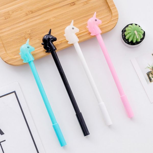 

10 pcs/lot cute unicorn cartoon gel pen writing pens kawaii stationery caneta material escolar office school supplies papelaria