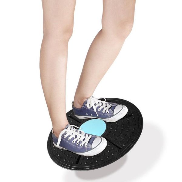 

board 360 degree rotation massage disc round plates board gym waist twisting exerciser load-bearing 160kg random color