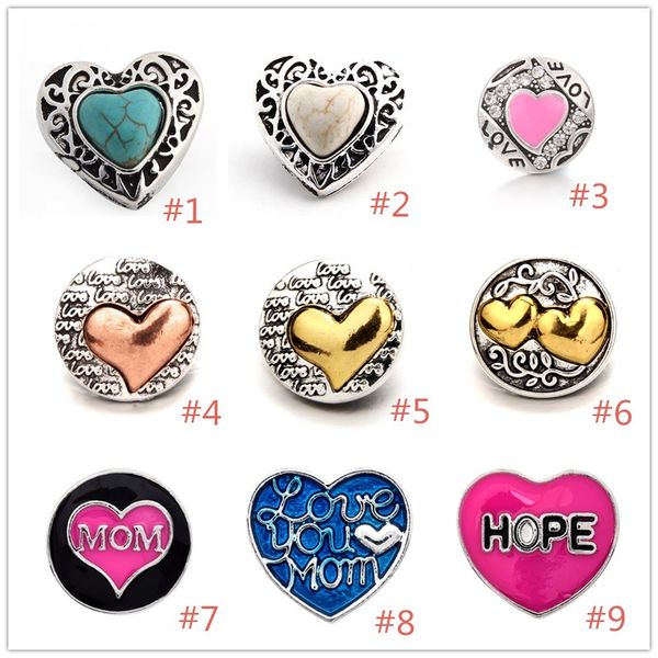 

noosa chunks ginger snap jewelry heart moon 18mm snap button for diy 18mm snap button bracelet earrings ring
