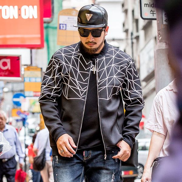 

new large size men's winter padded cotton padded warmth and fat increase loose baseball jacket black jacket size 2xl- 6xl 7xl, Black;brown