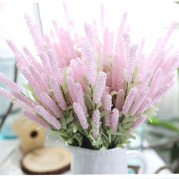 

new arrival artificial lavender flower bouquet colorfull foam flowers for wedding wreath scrapbook decoration home decor