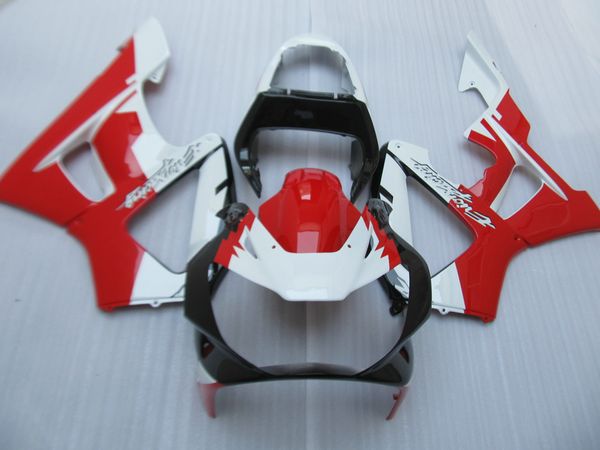 Set carenature ABS bianco rosso nero per kit carena Honda CBR900RR CBR929 2000 2001 CBR929RR00 01 DF48