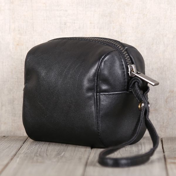 

edition 2018 long card makeup change simple individual leather bag bag new korean ioisi, Red;black