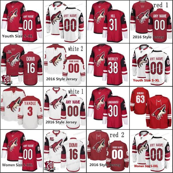 

New Season 35 Marek Langhamer 1 Hunter Miska Arizona Coyotes 32 Antti Raanta 17 Alex Galchenyuk 47 Alex Grant Hockey Jerseys