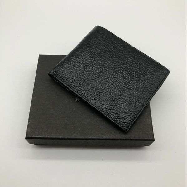 

Новый мужской оригинальный личи кожи MB бизнес роскошный короткий клип бренд диза