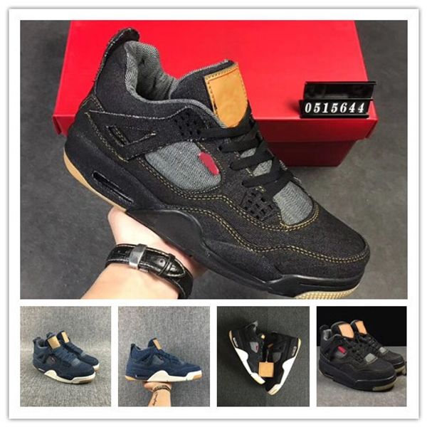 

4 nrg denim jean travi jean ba ketball hoe for men and women port neaker 4 black blue ize 36 47