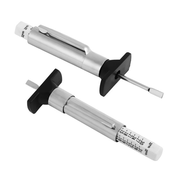 

1 Pcs 25mm Car Motor Bike Tyre Tread Depth Gauge Metric Standard Measures Tester