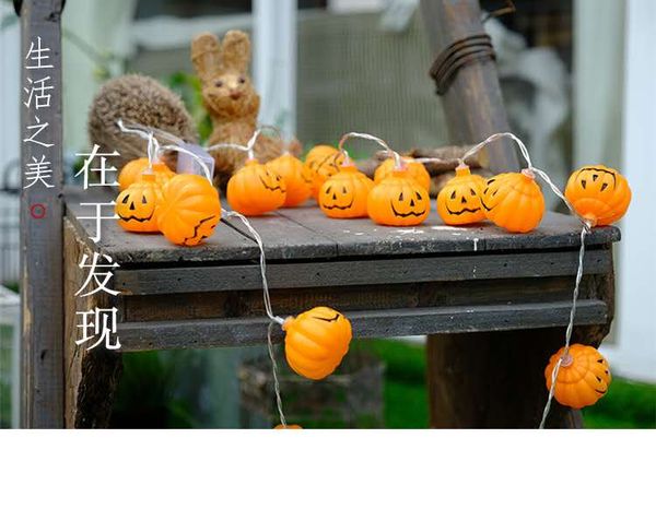 Compre Halloween Iluminaciones Led Bricolaje Calabaza Luces De