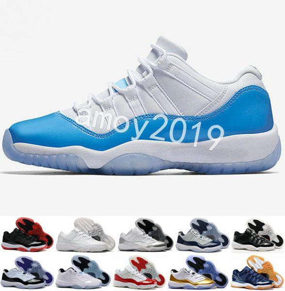 

2018 men women sport 11 unc blackout low university blue basketball shoes mens trainers basket ball 11s sports sneakers size 36-47