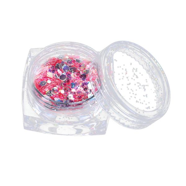 

outnail glitter chunky mixed glitter for face body nails eyeshadow festivals tattoo cosmetic td0906 dropship, Silver;gold