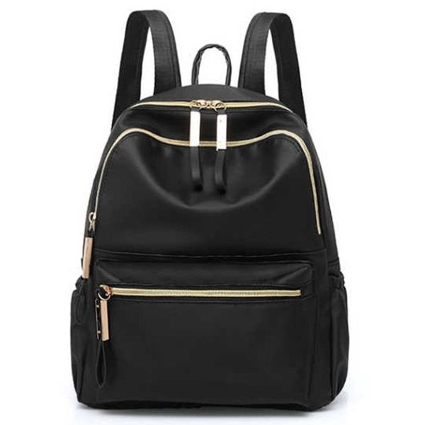 

tftp-casual oxford backpack women black waterproof school bags for teenage girls fashion travel tote backpack