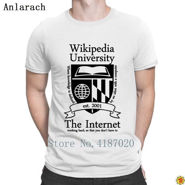 wikipedia university tshirt custom o neck 2018 top tee t shirt for men slim fit loose fashion novelty ringer t shirts political t shirts from shirts wikipedia