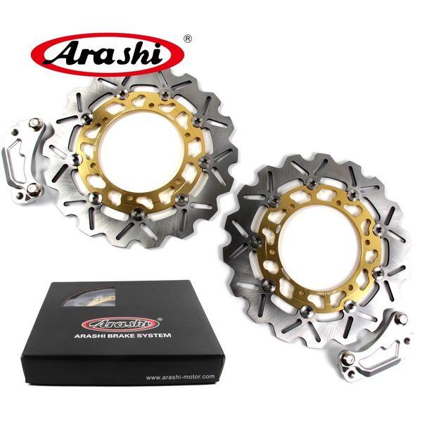 Arashi T Max 500 Disco de travão dianteiro para YAMAHA XP T-MAX 500 2008-2011 2008 2010 T-MAX500 MOTOCICLECLE Freio Rotor CNC Alumínio