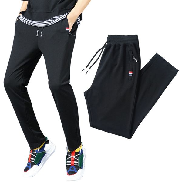 

new fashion pants men m-3xl autumn casual pants men trousers clothing 2018 black grey joggers drawstring legging male x3