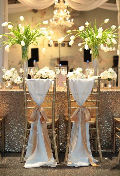 2019 2018 New Arrival Wedding Decorations Vinatge Wedding Chair Covers Bridal Chair Sash Chiffon Gold Ribbon Simple Wedding Supplies From Chic Cheap