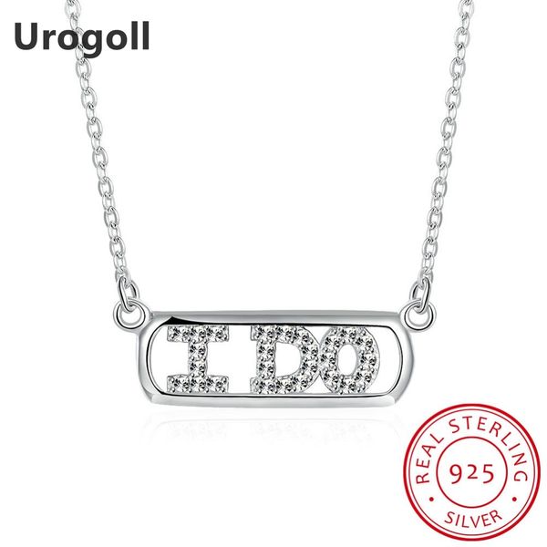

brand new 925 sterling silver jewelry i do pendant necklaces fine jewelry chokers necklaces for women wedding wholesale