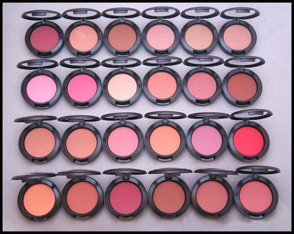 

Высокое качество лицо макияж румяна мерцание румяна 24 различных цветов 6 г Беспла