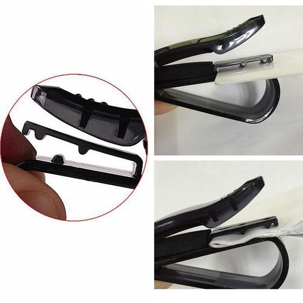 Westeng 1x Clip de Gafas de Coche Clip Soporte de Gafas de Sol Tarjeta M/últiples Colores