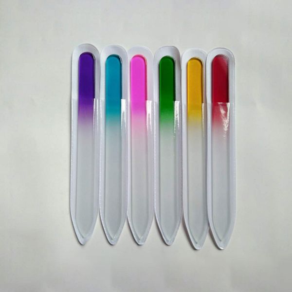 Nail Files Crystal Glass Nail Art Buffing Durable Art Decorations