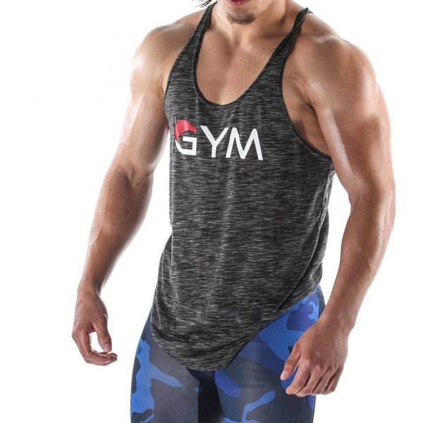 

yanqin homme anime harajuku fitness clothing sleeveless o-neck striped leopard slim clothing xxxl, White;black