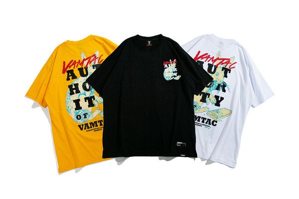 

Kanye Fashion Brand Summer Men T-shirt English Letter Robbit Printed Short Sleeves Crew Neck Cotton Top Clothing