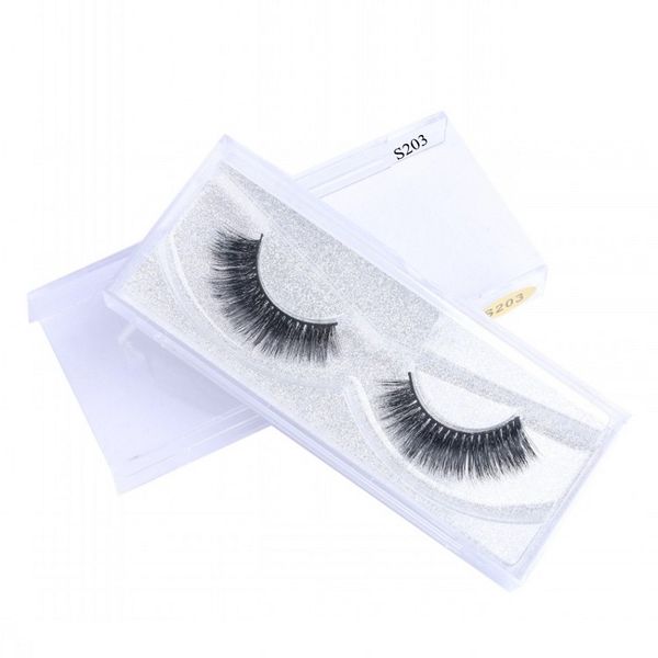 

natural false eyelashes comfortable soft 100% handmade mink hair eyelashes full strip lashes for beauty makeup