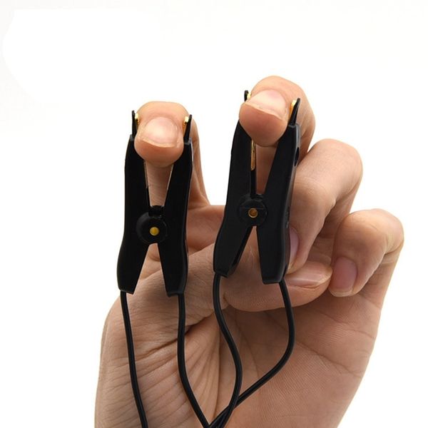 

2017 new conductive toy electrical clamps clitoris fetish bipolar nipple clip shock stimulation arrival electric for couples y18102 krao