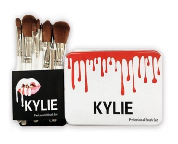 

Eye hadow bru h et makeup bru he 12 pc et profe ional foundation powder beauty tool co metic bru h kit with retail box a865