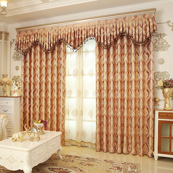 2019 Romantic Royal Luxury Window Curtains Bedroom Living Room