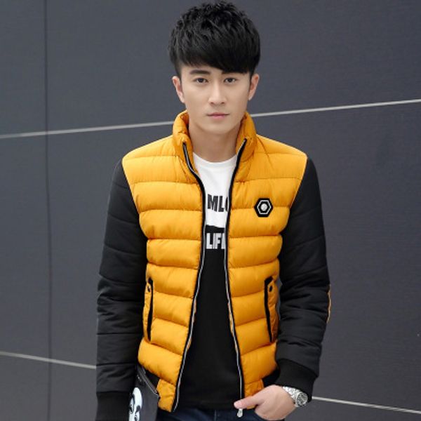 

winter down jacket fashion new parka coat men padded overcoat outerwear male casual windbreaker coat ing, Black;brown