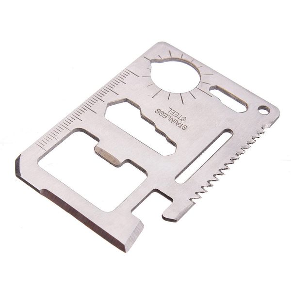 

metal multi camping tools stainless steel credit card knife multitools multifunctional pocket survival army knife card