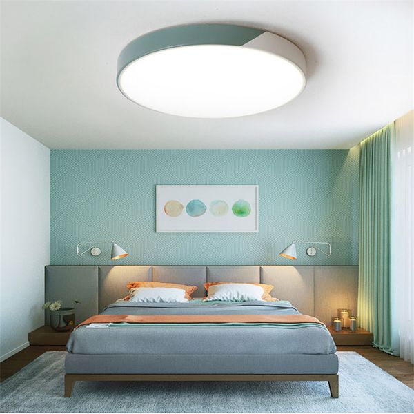 2019 Jess New Modern Ultra Thin Double Color Led Ceiling Lamps Iron Square Round Ceiling Lights For Living Room Bedroom Indoor Lighting From Jess678