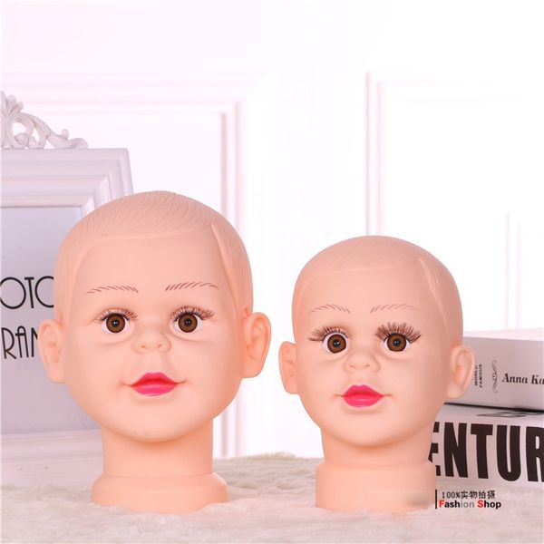 

new arrival lovely child head mannequin child head model on sale, Khaki
